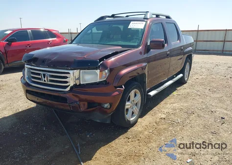2012 Honda Ridgeline Rtl from USA, damaged, VIN 5FPYK1F56CB452408